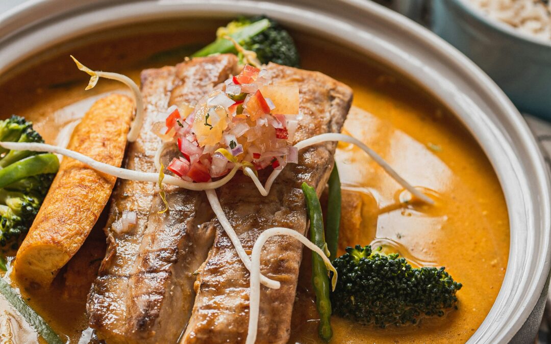 Curry z tofu i warzywami
